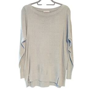 Barefoot Dreams Women's Sweater Cozy Chic Ultra Lite Size XL Green Gray